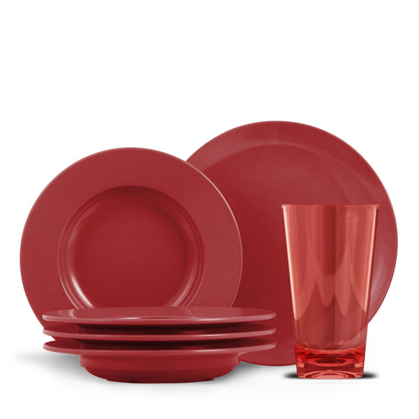 Patio dinnerware set sale